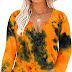 Plus Size Shirts Women Long Sleeve V Neck Basics Leopard Floral Camouflage Print Cute Casual Tops XL-5XL.