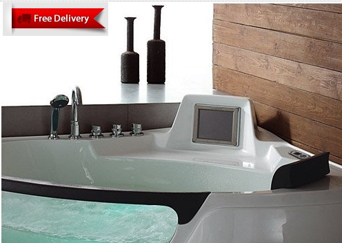 Massage Bathtub Model U272 with LCD TV by Aquapeutics,massage bathtub series,massage bathtub spa,massage bathtub reviews
