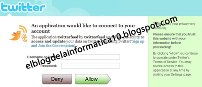 Enlazar Twitter con nuestro blog