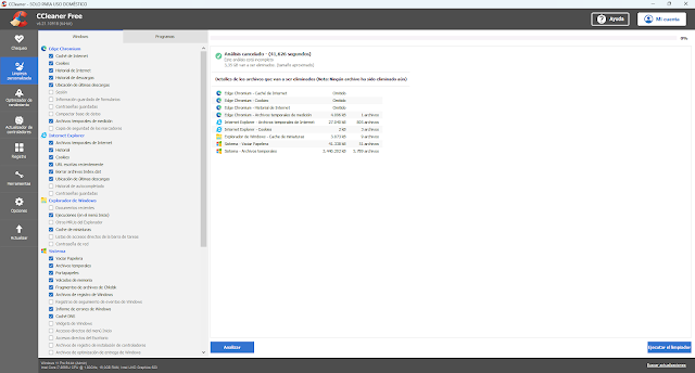 Ccleaner limpieza