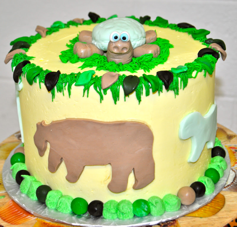 Leah's Sweet Treats: Woodland Baby Shower Cake