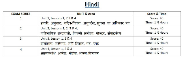 hindi revision test