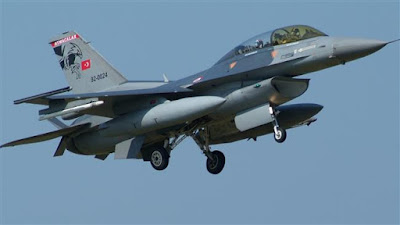Jet tempur F-16 Turki 