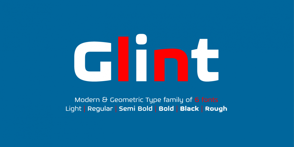 Download Glint Fonts by PESIC