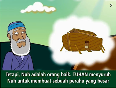 Komik Alkitab Anak: Nuh Membuat Bahtera