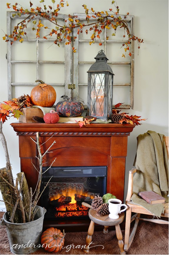  Decorating  My Living Room  for Fall  anderson grant