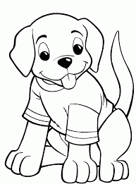 Top 5 Free and Easy Funny Dog Coloring Pages