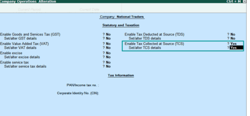 TCS in tally ERP 9 in Hindi | TCS in tally ERP 9 pdf