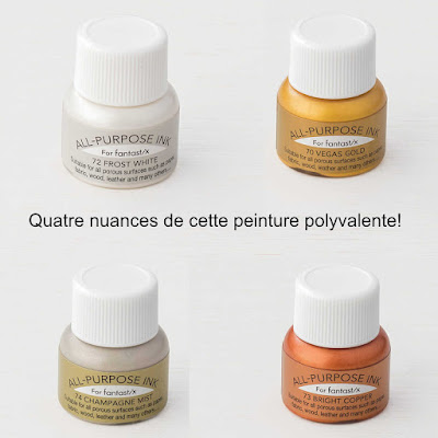 peinture chatoyante Stampin' Up! pour fabriquer le smooch spritz!