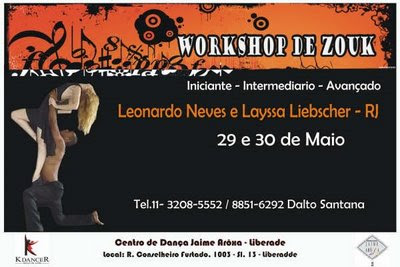 Zouk Workshops - May