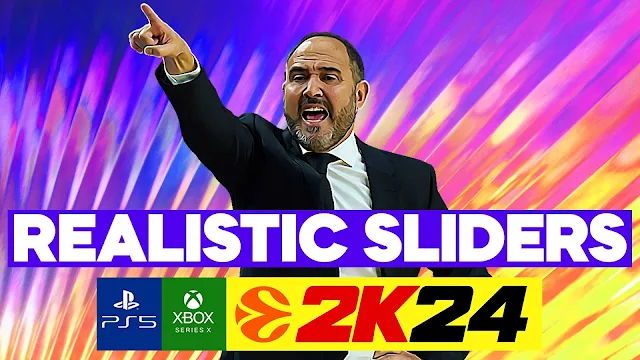 NBA 2K24 EuroLeague Sliders (PS5 & Xbox Series X|S)