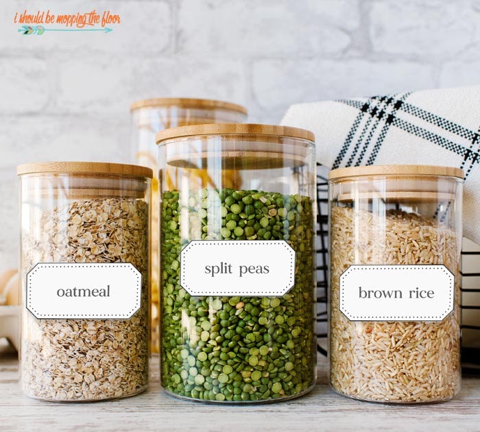 Free Printable Pantry Labels  Labels for Food Storage Containers
