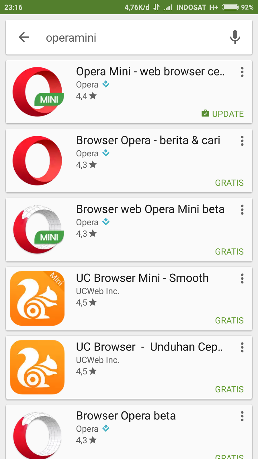 Download Aplikasi Opera Mini Terbaru 2017 Versi 4, 5, 6, 7 