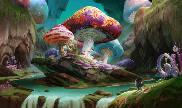 Avant Choi artstation ilustrações artes conceituais fantasia cenários paisagens