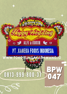 BUNGA PAPAN WEDDING KARAWANG