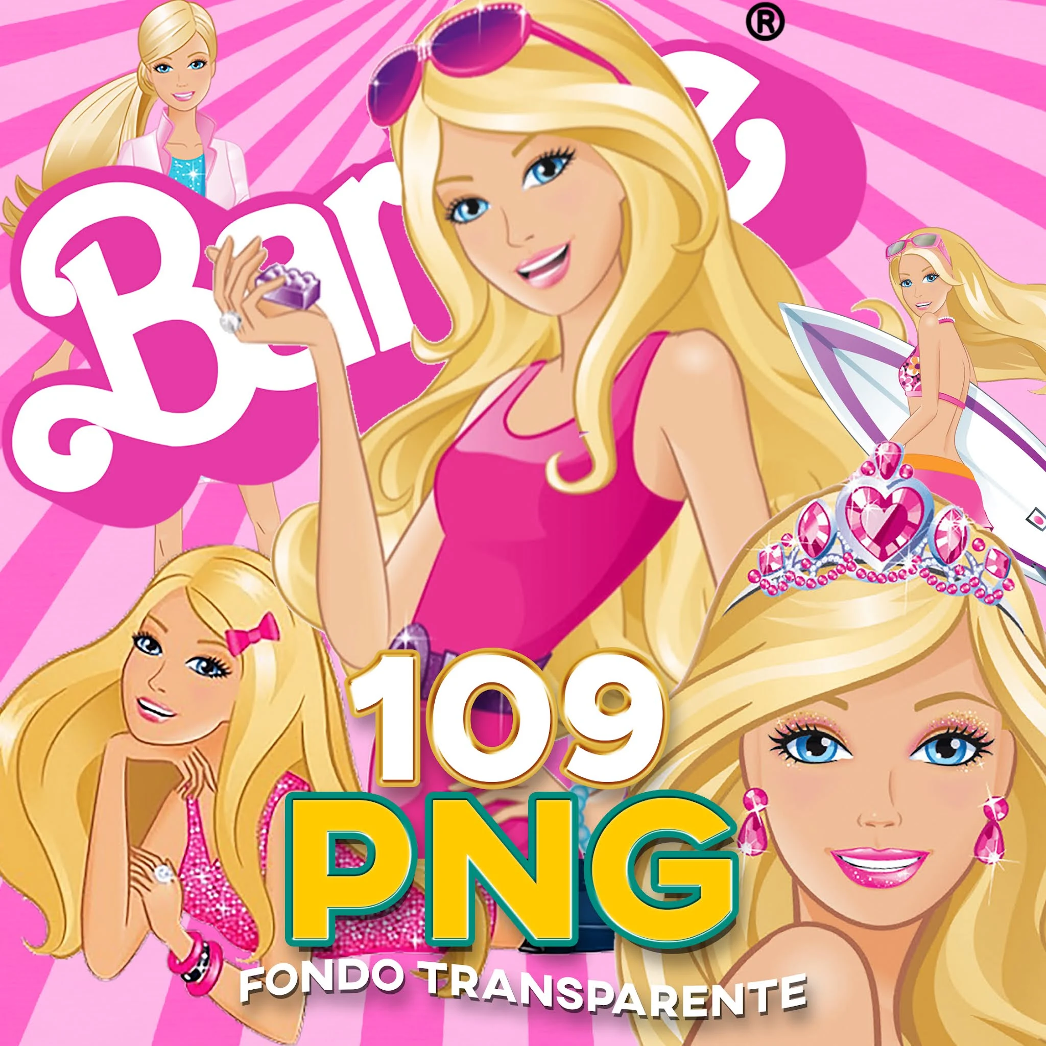 imagenes clipart renders grandes de barbie en png fondo transparente para descargar e imprimir