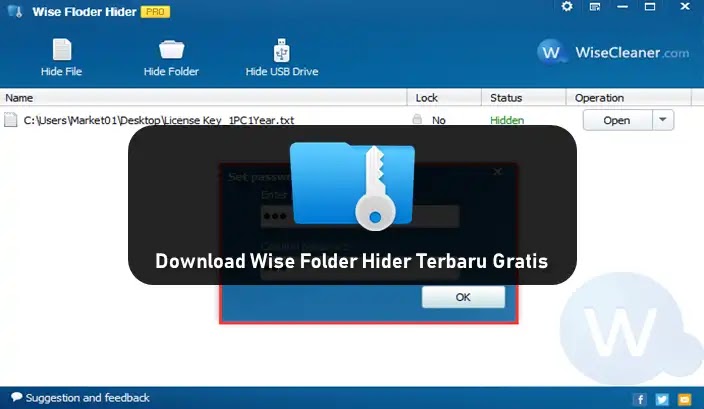 Download Wise Folder Hider Pro Terbaru Gratis