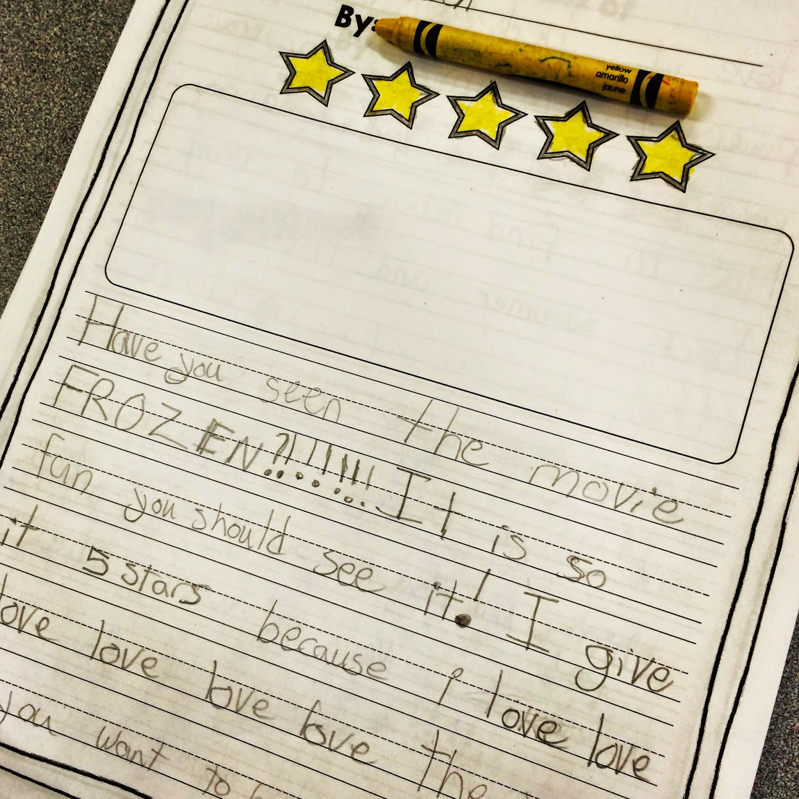 How to write a first grade essay