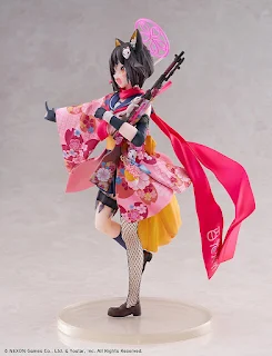 Figura Iroha Blue Archive 1/7 con kimono y cola esponjosa por WING