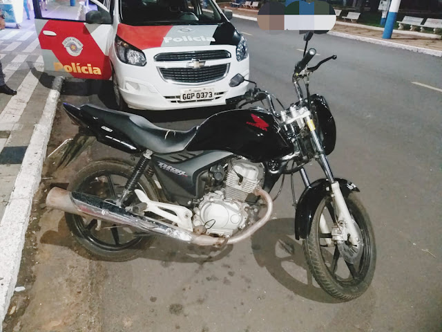 Policia Recuperam Moto Furtada em Osvaldo Cruz e prende criminoso em fragante  - Adamantina Notìcias