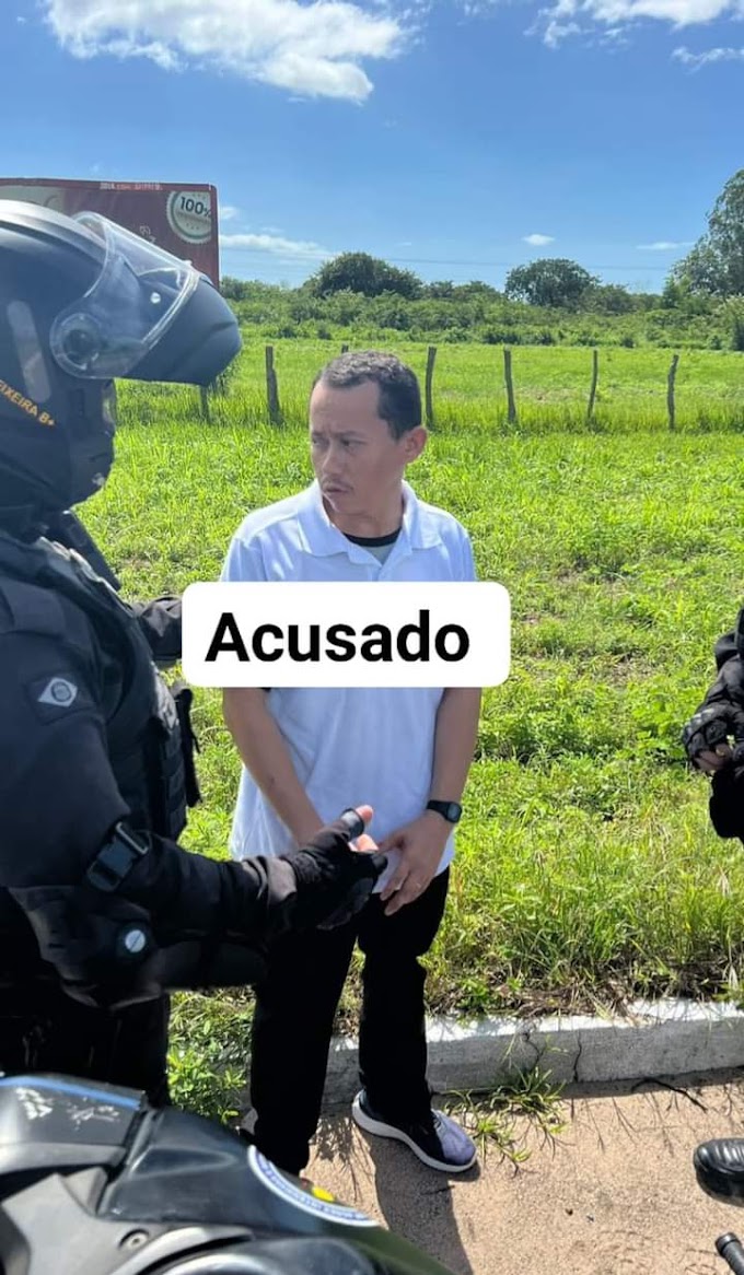 POLÍCIA MILITAR AGE RÁPIDO E PRENDE ACUSADO DO HOMICÍDIO DO VEREADOR CÉSAR VERAS