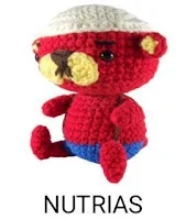 PATRONES NUTRIAS AMIGURUMI
