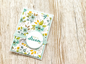 Floral Dare to Dream Congratulations Card.  Buy Stampin' Up! here in the UK