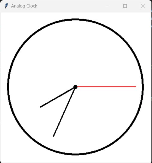 Building an Analog Clock with Python and Tkinter