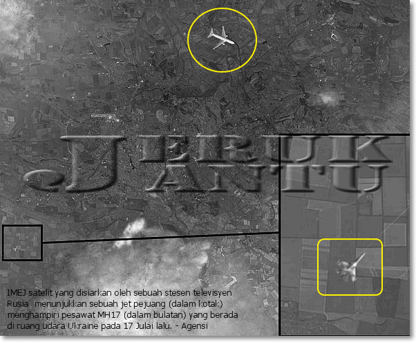 Rusia Dedah Bukti Jet Ukraine Tembak MH17