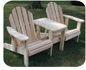 Woodwork Plans For Double Adirondack Chair With Table PDF 