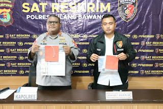 Kapolres Tulang Bawang Ungkap Modus Dan Motif Pencurian Mobil Di Mess PT ILP