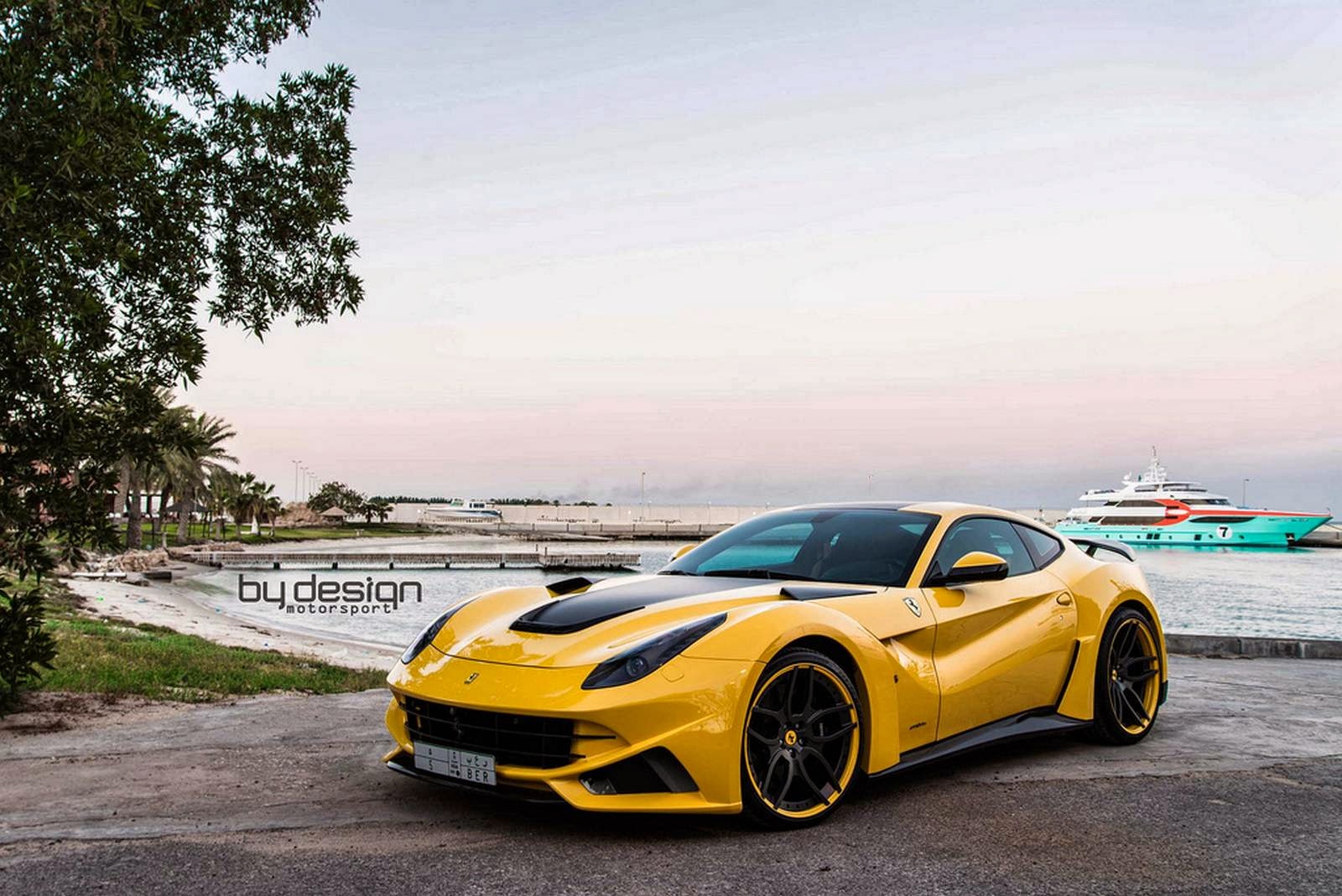 The Gear Shift Yellow Novitec N Largo Ferrari F12 By