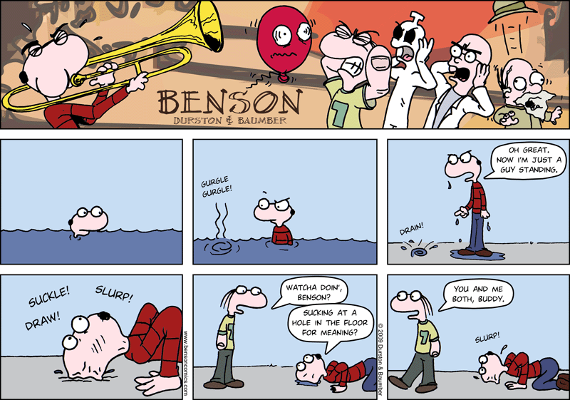 Benson Comics: draining the life force from pretty much everything and everyone.