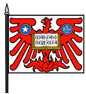 Mundelein College flag coat of arms crest shield logo