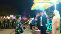 Polres Tanjungbalai Hadiri Kegiatan Pawai Obor HUT RI ke 78 Tahun 2023