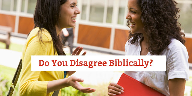 Have Christians forgotten how to disagree? This 1-minute devotion discusses this issues. #BibleLoveNotes #Bible