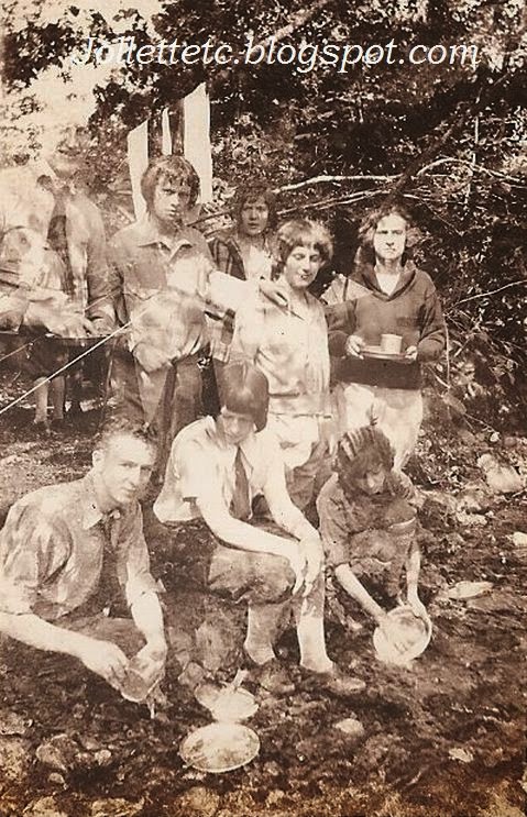 Violetta Davis camping trip about 1922-23  http://jollettetc.blogspot.com