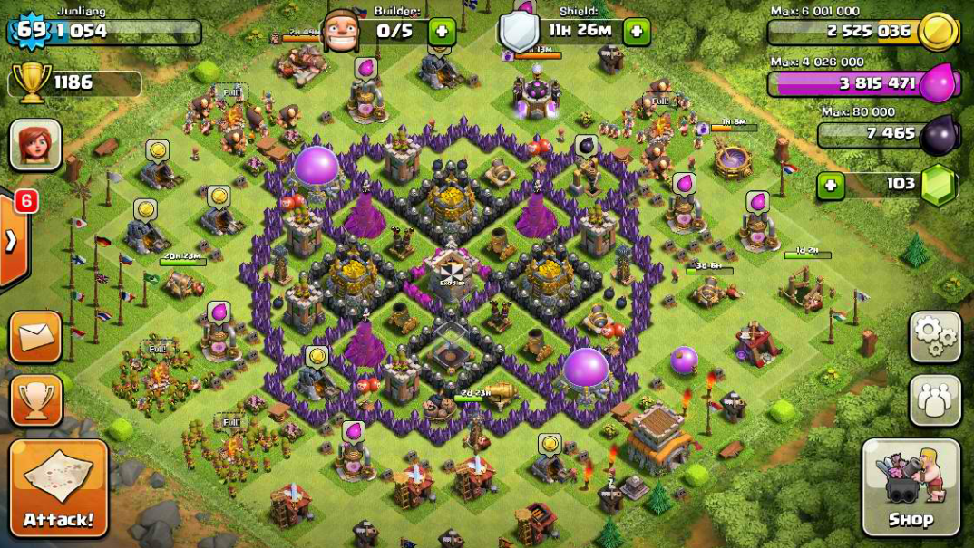TH8 Farming Base Layouts Top 1000 Clash of Clans Tools