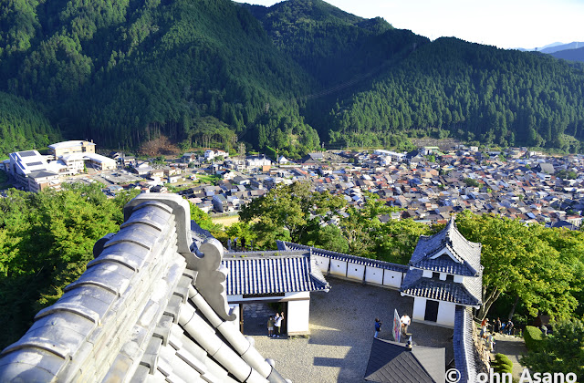 Stunning view from the top of Gujo Hachiman Castle