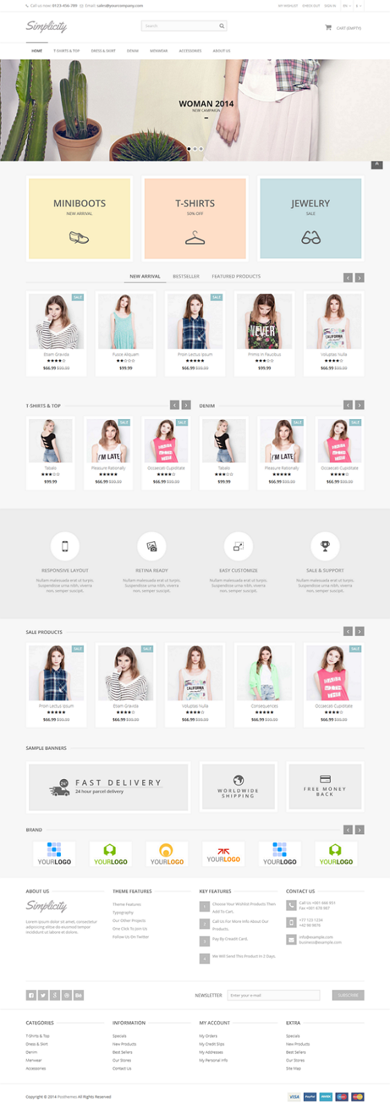 New Responsive Prestashop Theme