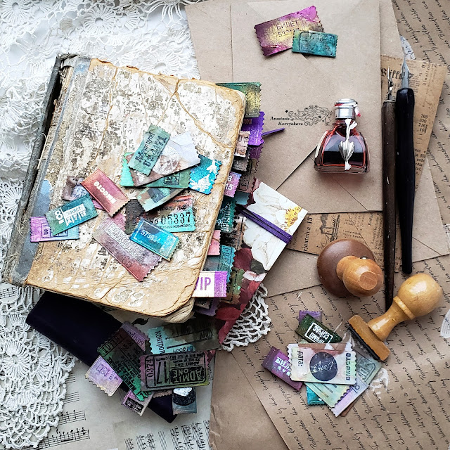 @nastyalena #scrapbooking #mixedmedia #papercraft #mimicut