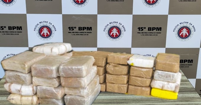 Policiais apreendem quase 40 kg de cocaína no Sul baiano
