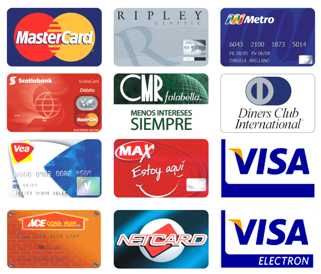 Tipos de tarjetas de credito