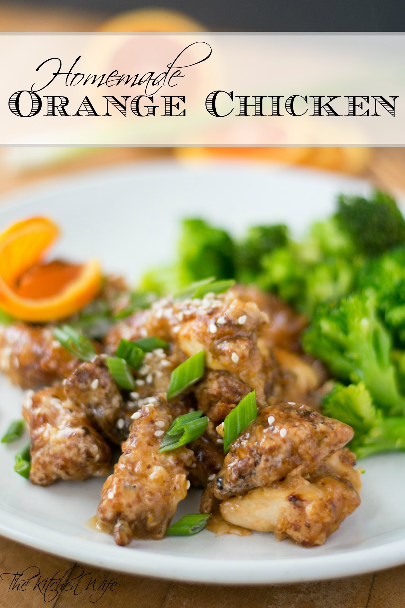 Homemade Orange Chicken Recipe