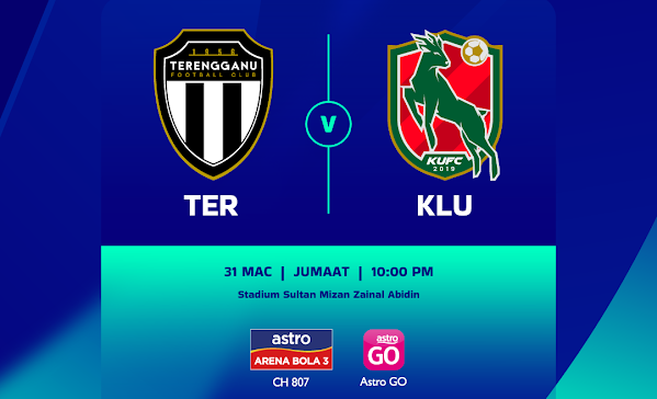 Live Streaming Terengganu vs Kelantan United 31.3.2023