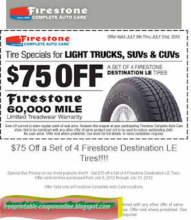 Free Printable Firestone Coupons