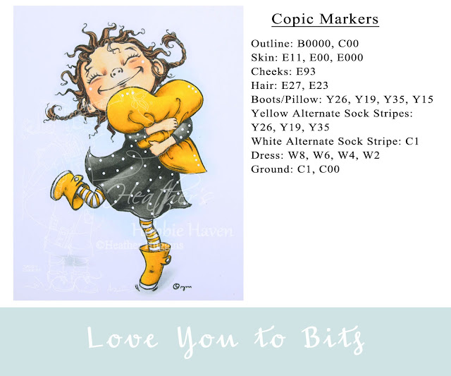 Heather's Hobbie Haven - Color Wednesday - Love You to Bits