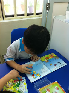 Our 3 year-old, counting independently
