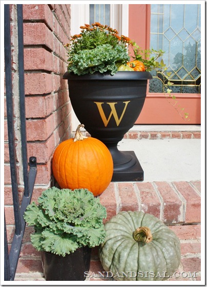 Monogramed Urn 