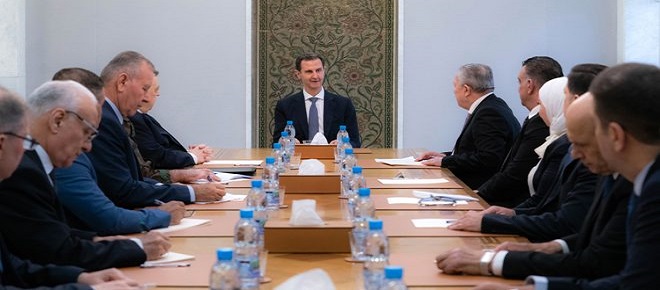 El presidente al-Assad encabeza reunión de la nueva dirección central del partido al-Baath